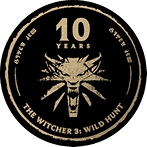 The Witcher 10th anniversary badge